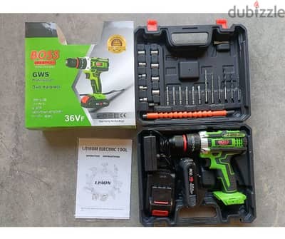 boss cordless drill heavy duty (NEW)