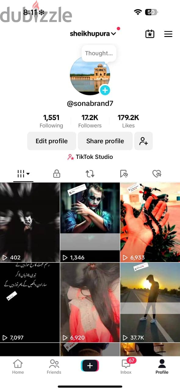 Tiktok Account for sale 30K Plus Followerrs Account 2