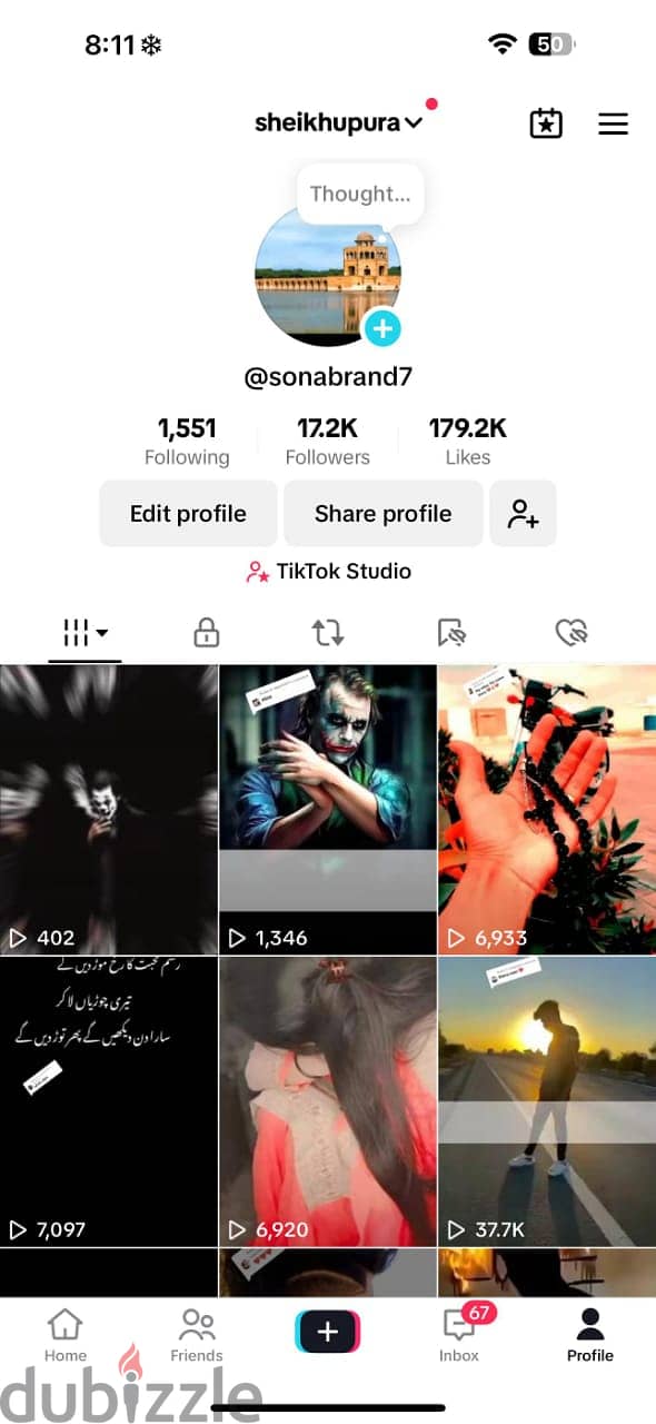 Tiktok Account 30K Followerrs plus account for sale 2