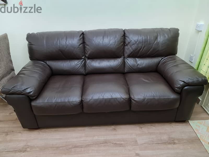 3+2+1 Leather sofa set 0