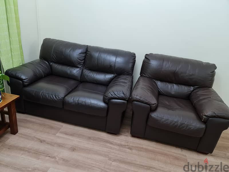 3+2+1 Leather sofa set 1