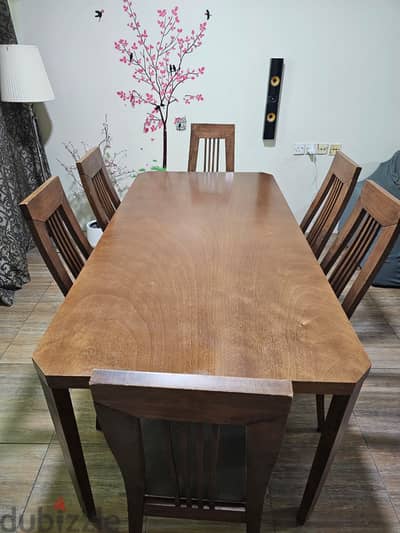 Dining Table with Six Chair