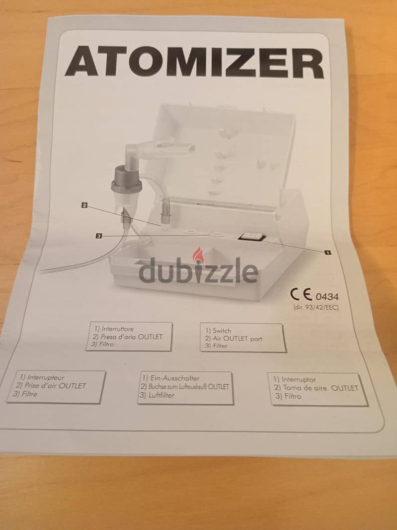 Nebulizer Machine Atomizer 3A Italy perfect condition 8