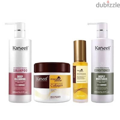 Special Bundle Offer Karseell Conditioner + Shampoo + Hair Mask + Oil