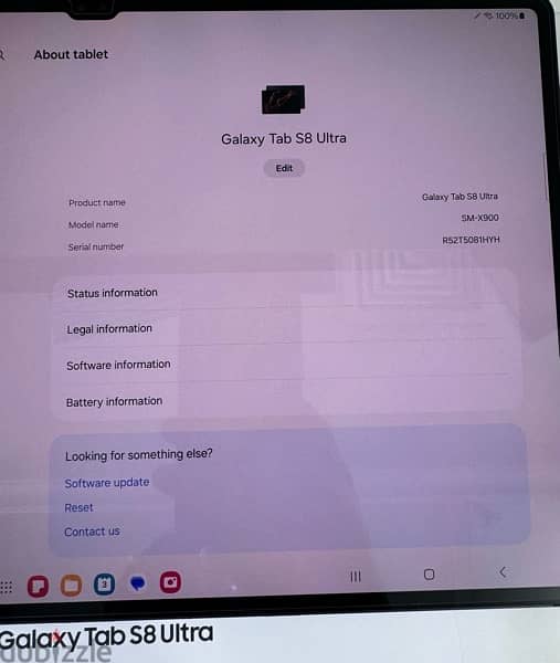 Samsung Galaxy Tab S8 Ultra 128 GB Wifi Black Used! 6