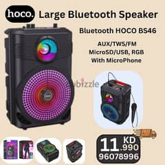 Hoco Wireless Bluetooth Speaker With Microphone Big Size 0