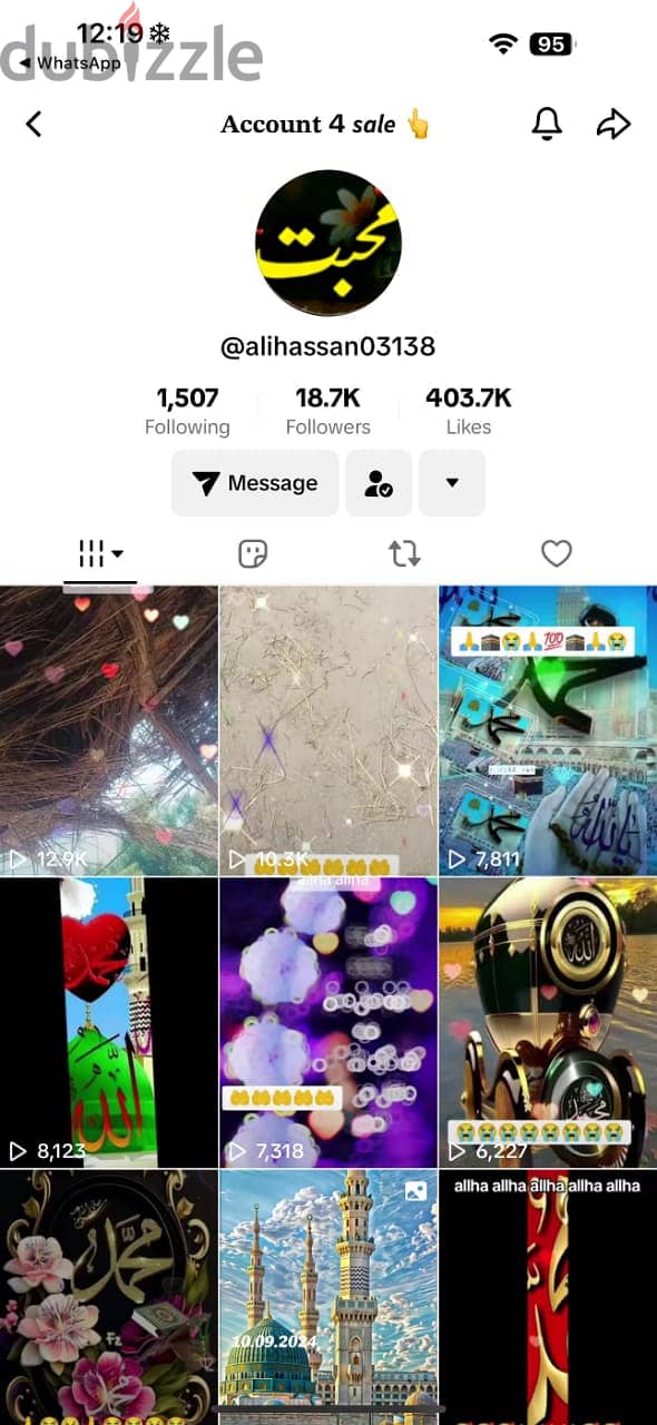 Tiktok Account for sale 30K Plus Followerrss 1