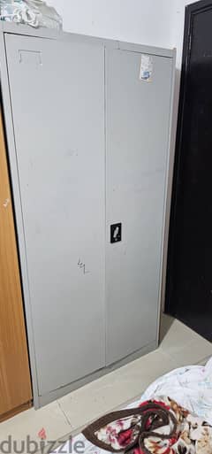 Two door steel cupboard 0