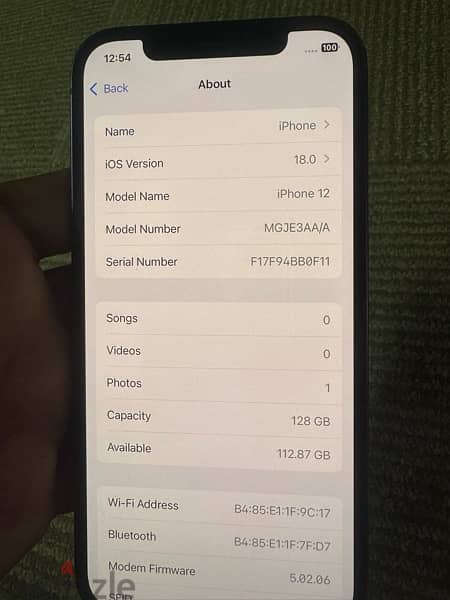 Apple iphone 12 128 gb Blue 2