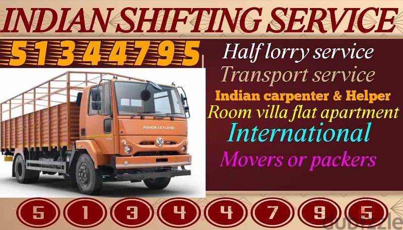 Indiana half lorry Shifting service villa room apartment 51344795 0