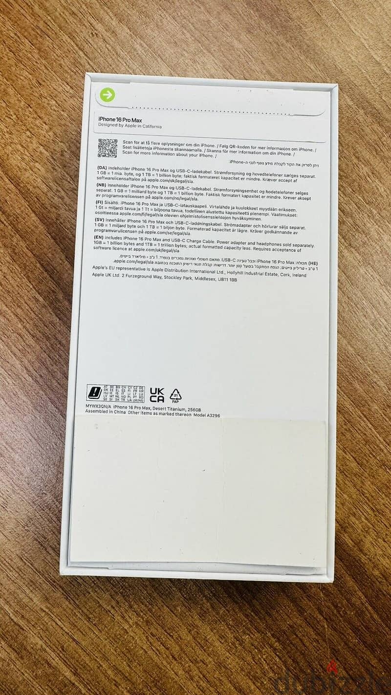 Apple iPhone 16 Pro max - 256GB - (Unlocked) All Colours Available. 1