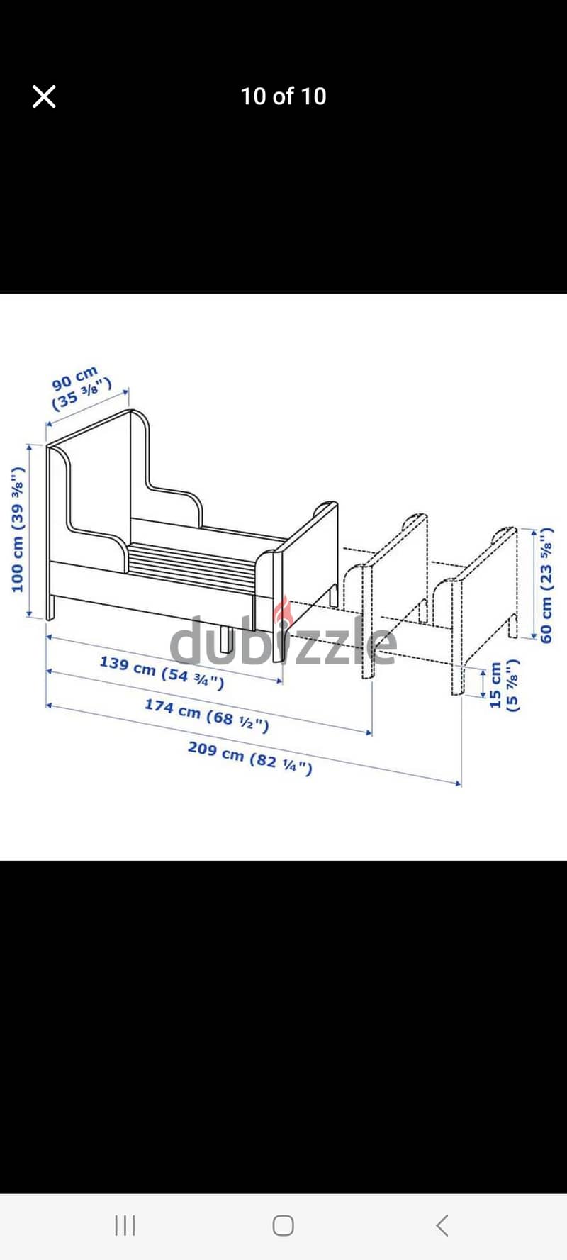 Ikea junior expendable bed 0