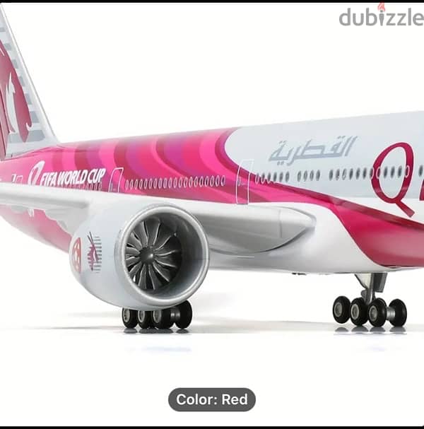 Qatar airways boeing 777 metal 18.5 inch 3