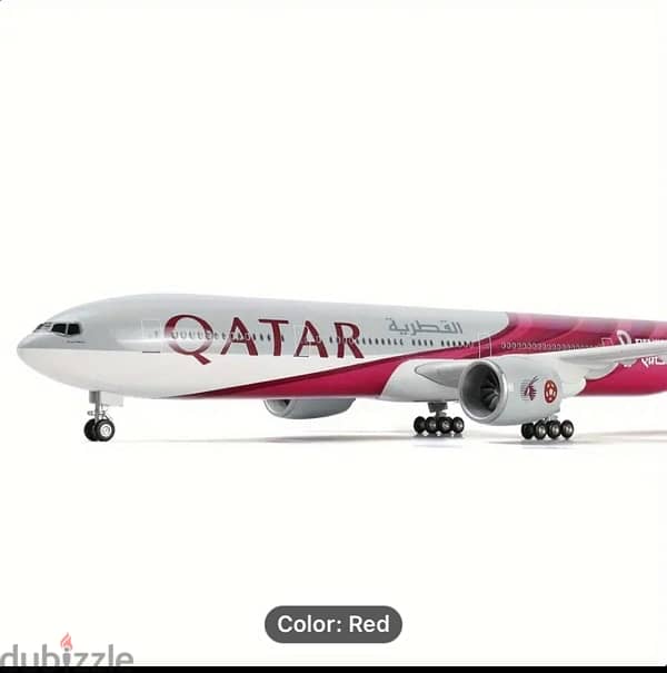 Qatar airways boeing 777 metal 18.5 inch 5