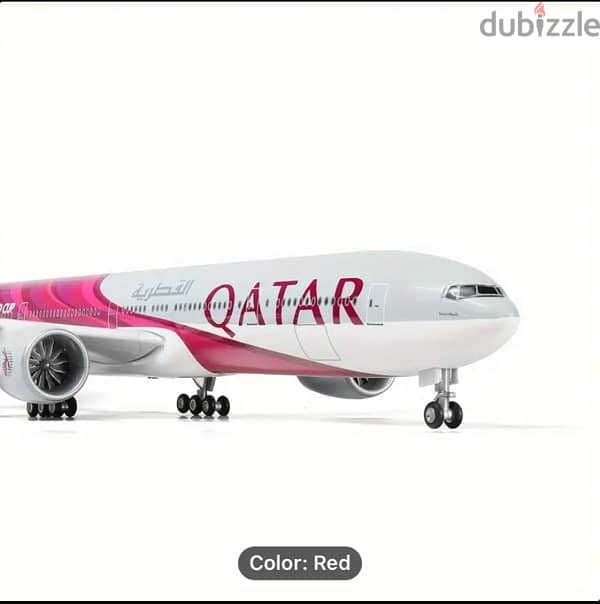 Qatar airways boeing 777 metal 18.5 inch 6