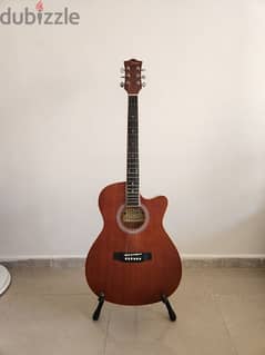 Acoustic Guitar + Bag + Stand + Capo + E string + Pick 0