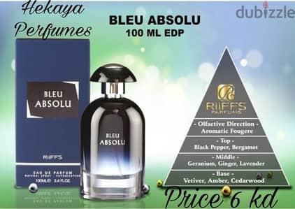 Bleu Absolu EDP by Riffs 100ml only 6kd and free delivery