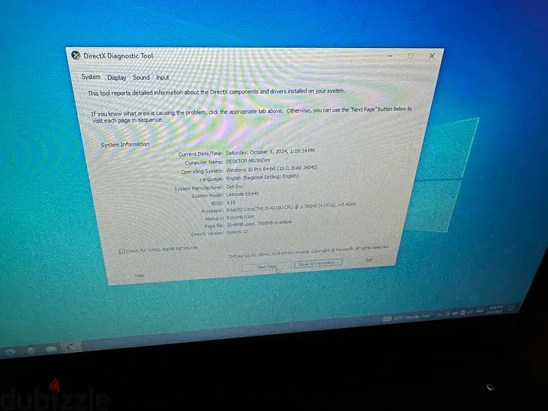 Dell latitude E 544064056804702339128