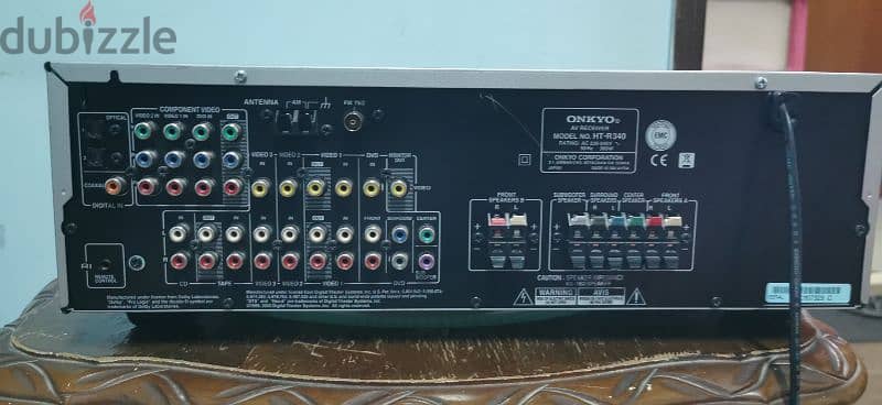 onkyo avr resiver 7.1 model no HT R 340 1