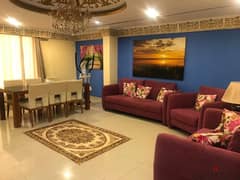 very nice super clean fully furnished flat in Mangaf with terrace