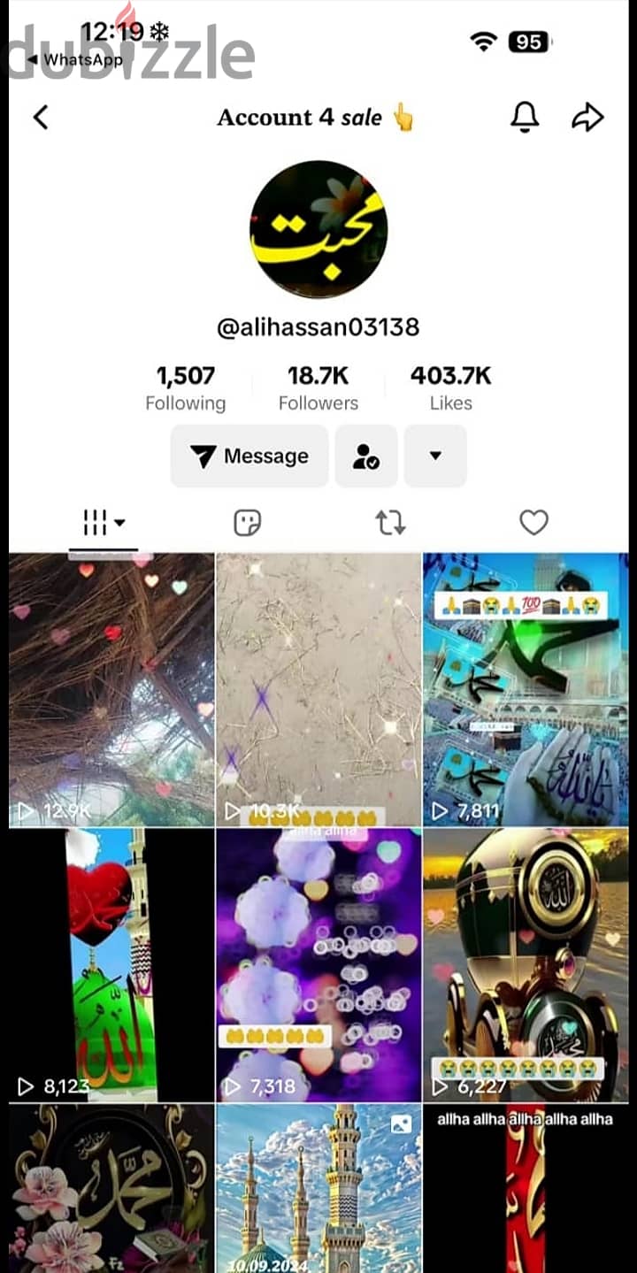 Tiktok Account for sale 30K Plus Followerrss 1