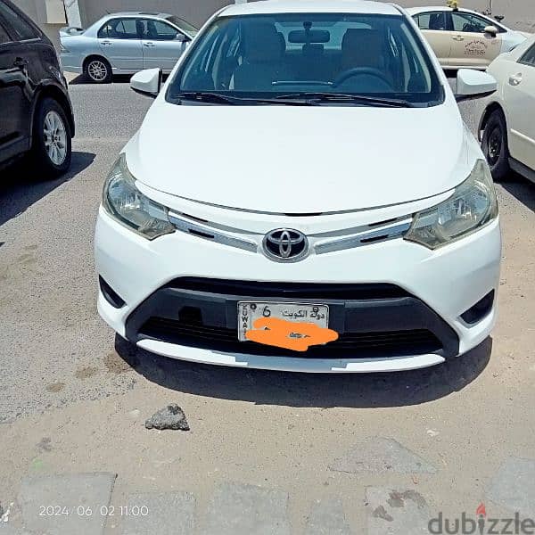 Toyota Yaris 2015for sale original coulor 1