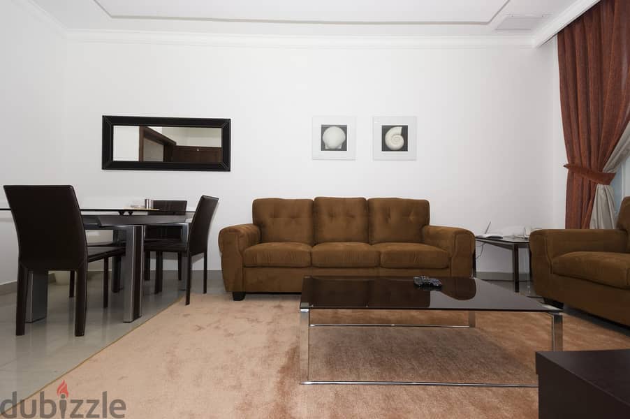 Mahboula – furnished, 1 bedroom apartments w/pool 1