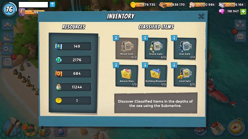 Boom beach account 1