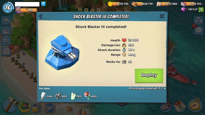 Boom beach account 3