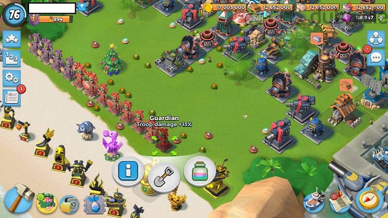 Boom beach account 17