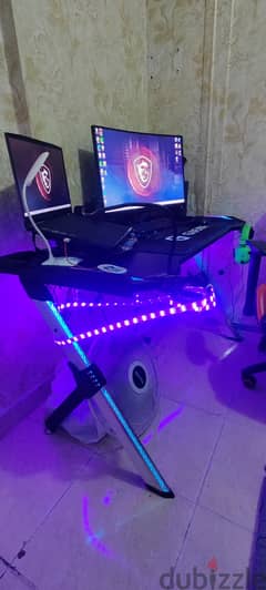 SELLING My Gaming Table (RGB) & Gaming Chair Cougar 0