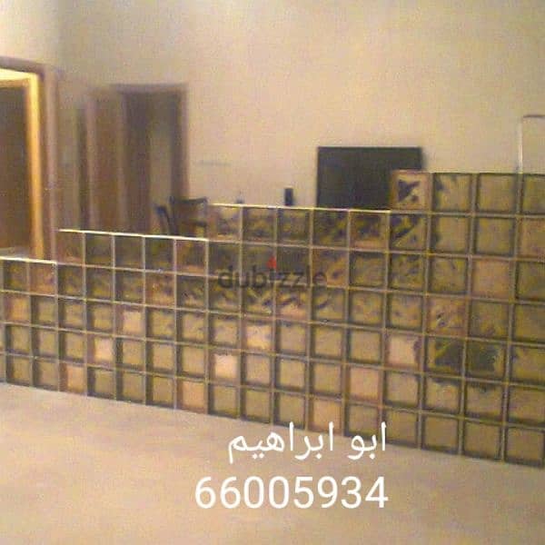 معلم بناء طابوق زجاجي بالكويت 4