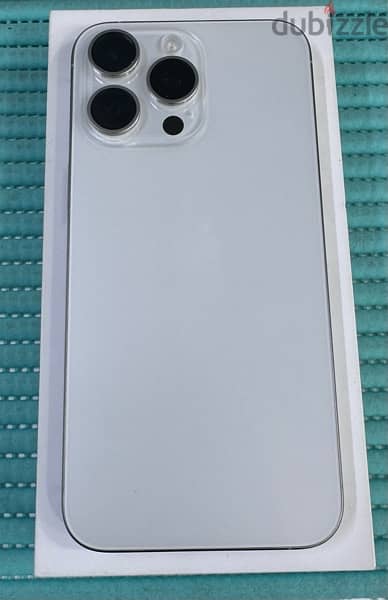 iPhone 15 Pro Max 5G 256 GB White Titanium Used ! 2