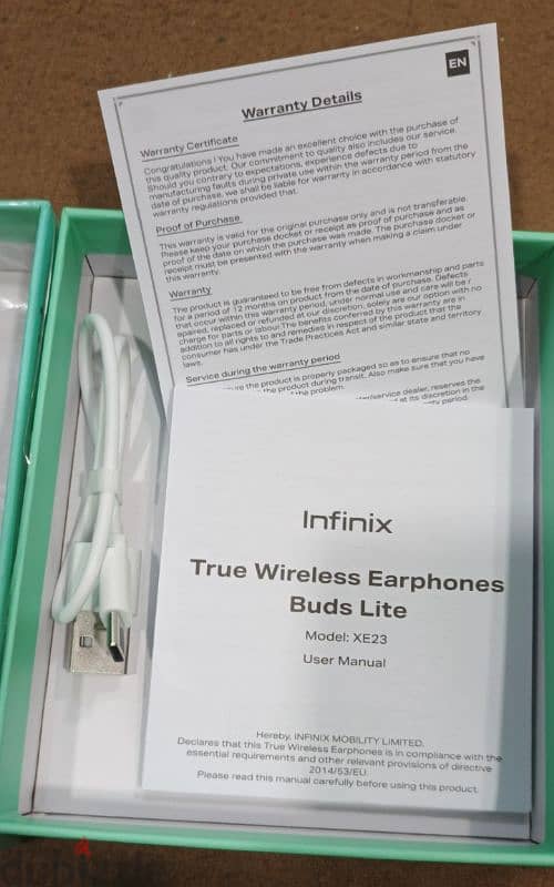 Infinix True Wireless Earphones Buds Lite 3