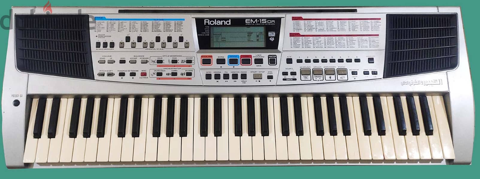 ROLAND EM-15 Oriental Musical keyboard for sal 1