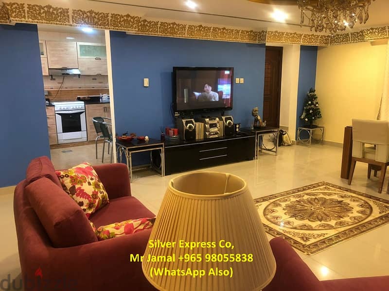 Furnished Sea View 1 Bedroom Private Villa Flat in Mangaf. 1