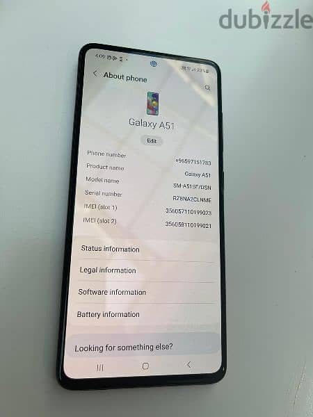 Samsung A51 for sale 128/8 good condition 1