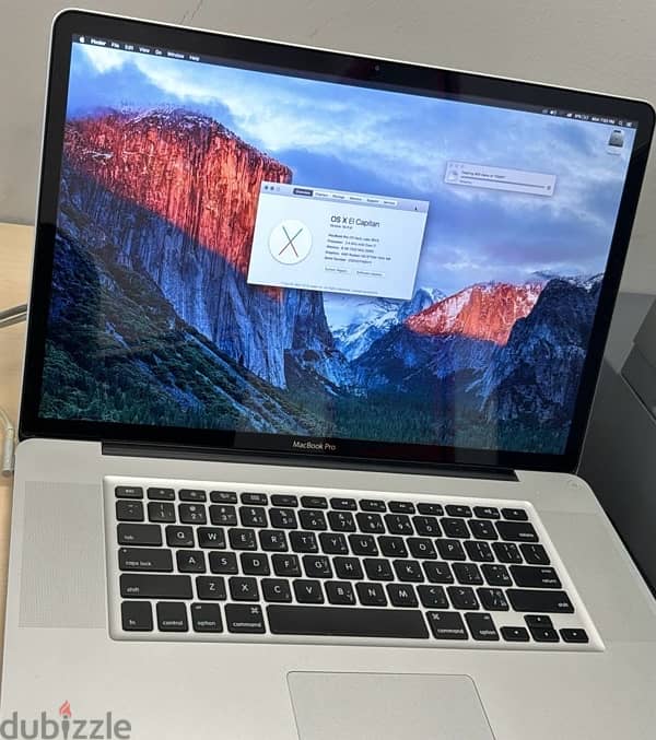 Macbook pro 17 inch for Sale  للبيع 1