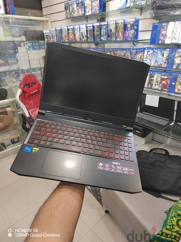 Acer nitro 5 gaming i5 11generation Ram 16 Hard ssd أيسر جمينج جيل ١١ 1