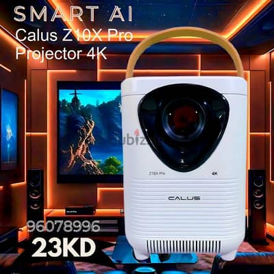 Calus Z8X Pro Projector 4k Has HDMI Port, 2 USB ports