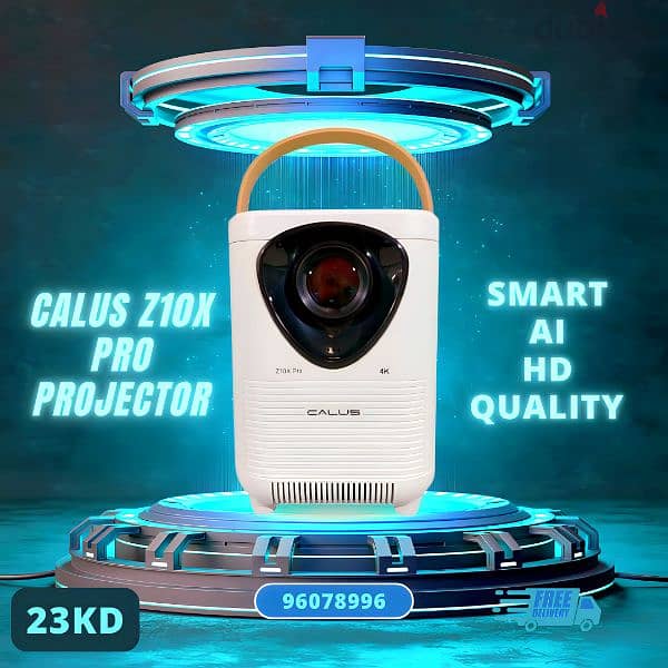 Calus Z8X Pro Projector 4k Has HDMI Port, 2 USB 0