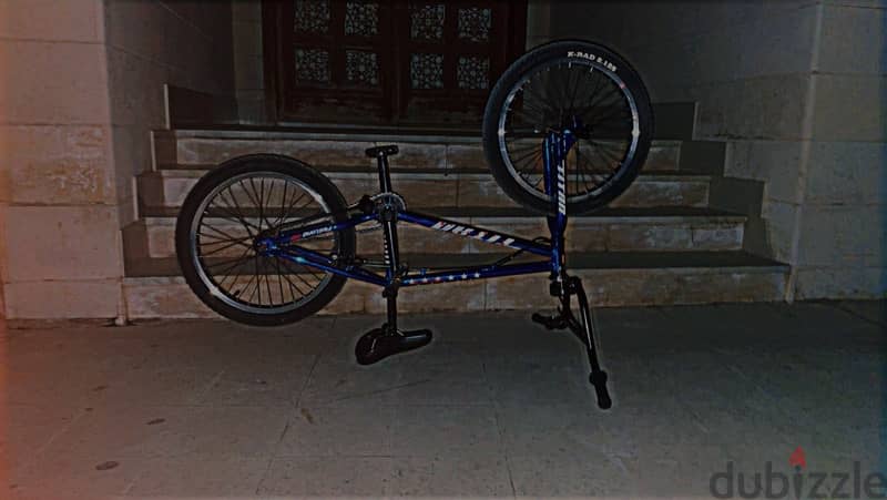 قاري bmx جديد لون ازرق 3