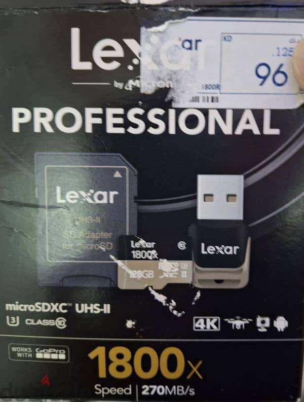 LEXAR MICRO SD CARD 128GB 2