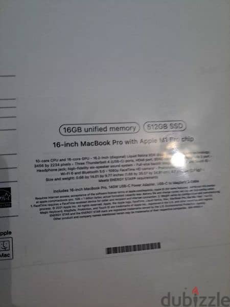 Brand new sealed 2021 Apple MacBook Pro 16" M1 chip 16gb Ram 512gb SSD 2