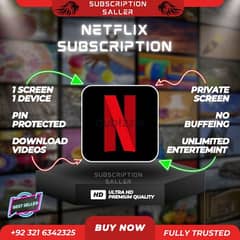 Netflix + prime video offers both Account 6 Month 1 year subscription 0