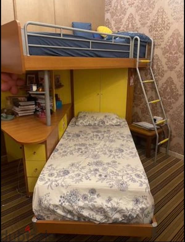 Bunkbed Set + Cupboard [ IKEA ] 1