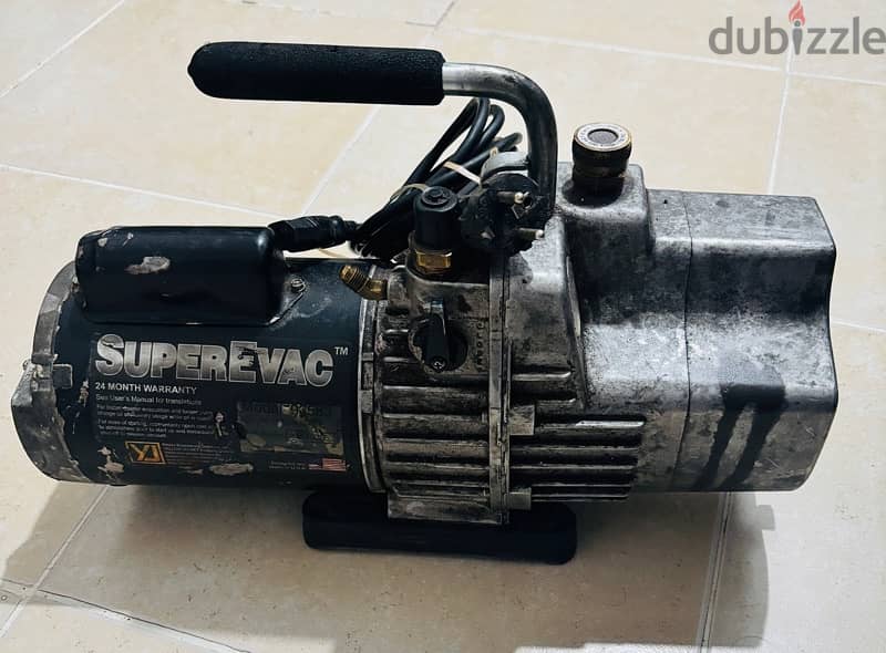 YELLOW JACKET SUPEREVAC Hvac 6 Cfm Vacuum Pump 93460 2 Stage. . . 3