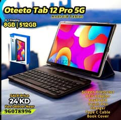 Oteeto Tab 12 Pro 5G 512GB + 8GB Ram (Screen Protector + OTG Adapter 0