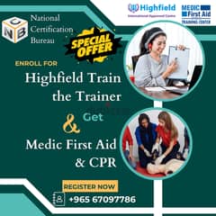 Enroll for Highfield Train the Trainer at NCB 0