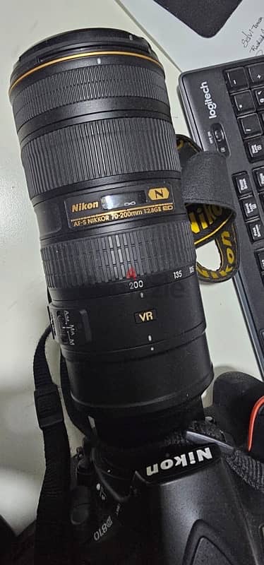 Nikon 70-200 mm lens last price 250 KD 1